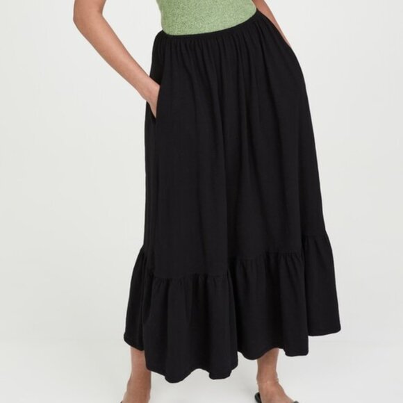 Sundry Tiered Maxi Skirt 1 - Picture 1 of 5